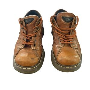 Doc martens 11306 brown leather lace up oxfords